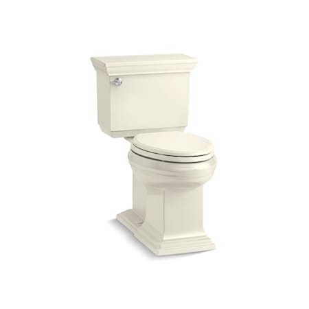 Kohler Stately Elongated 1.28 GPF Chair Height Toilet, 1.28 gpf, Biscuit 6669-96